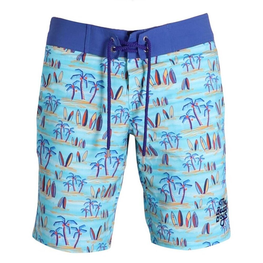 NWT Vilebrequin Mailey “The Beach Boys” Collab Lined Swim Board Shorts XXXL